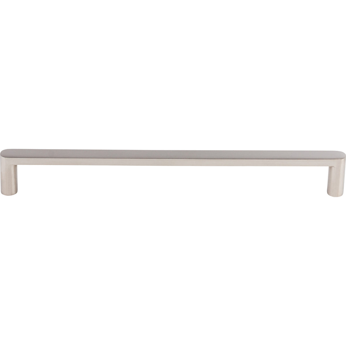 Top Knobs SS69: 8-13/16" cc Flat Bar Cabinet Pull - Polished Stainless Steel