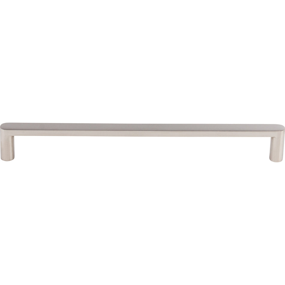 Top Knobs SS69: 8-13/16" cc Flat Bar Cabinet Pull - Polished Stainless Steel