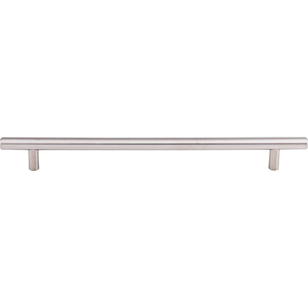 Top Knobs SS6: 8-13/16" cc Solid Round Bar Cabinet Pull - Stainless Steel