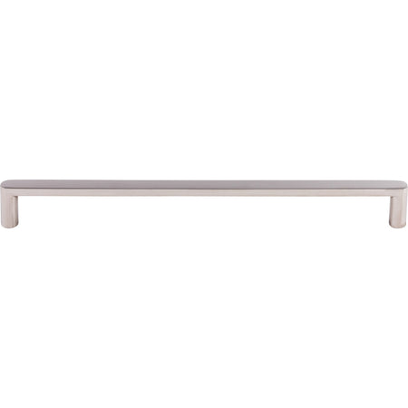 Top Knobs SS70: 10-1/16" cc Flat Bar Cabinet Pull - Polished Stainless Steel