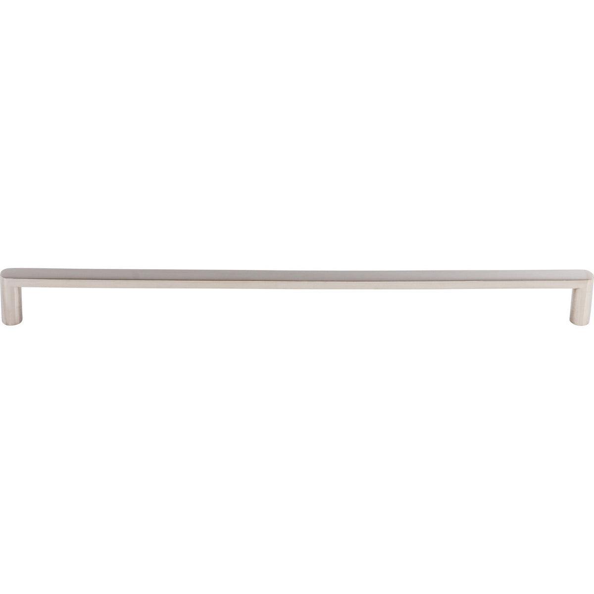 Top Knobs SS71: 12-5/8" cc Flat Bar Cabinet Pull - Polished Stainless Steel