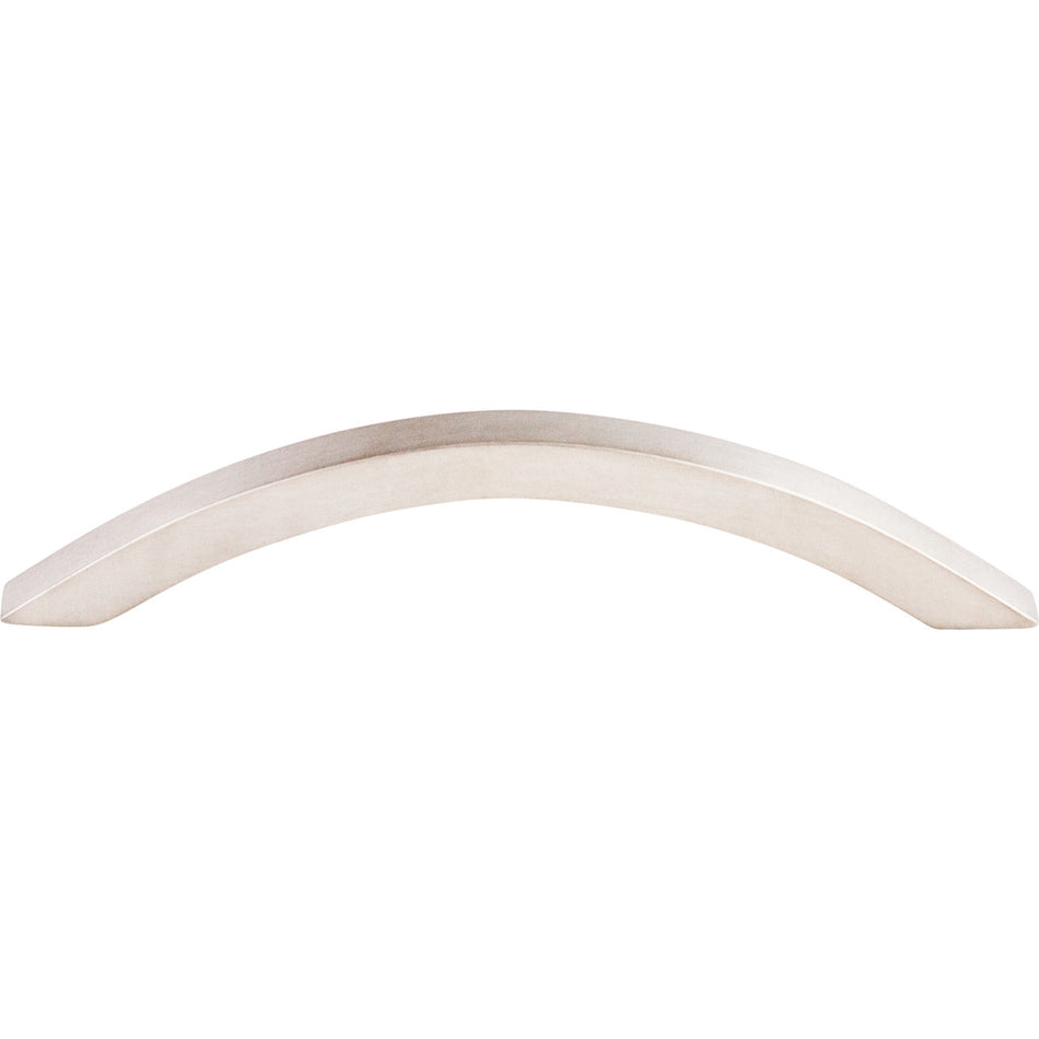 Top Knobs SS73: 5-1/16" cc Bow Cabinet Pull - Stainless Steel