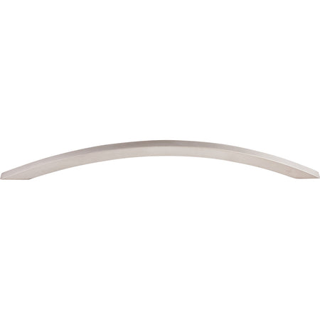 Top Knobs SS76: 8-13/16" cc Bow Cabinet Pull - Stainless Steel