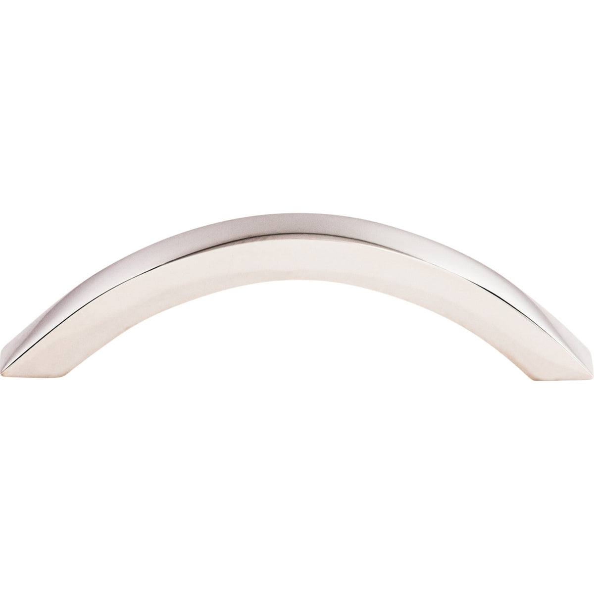 Top Knobs SS77: 3-3/4" cc Bow Cabinet Pull - Polished Stainless Steel