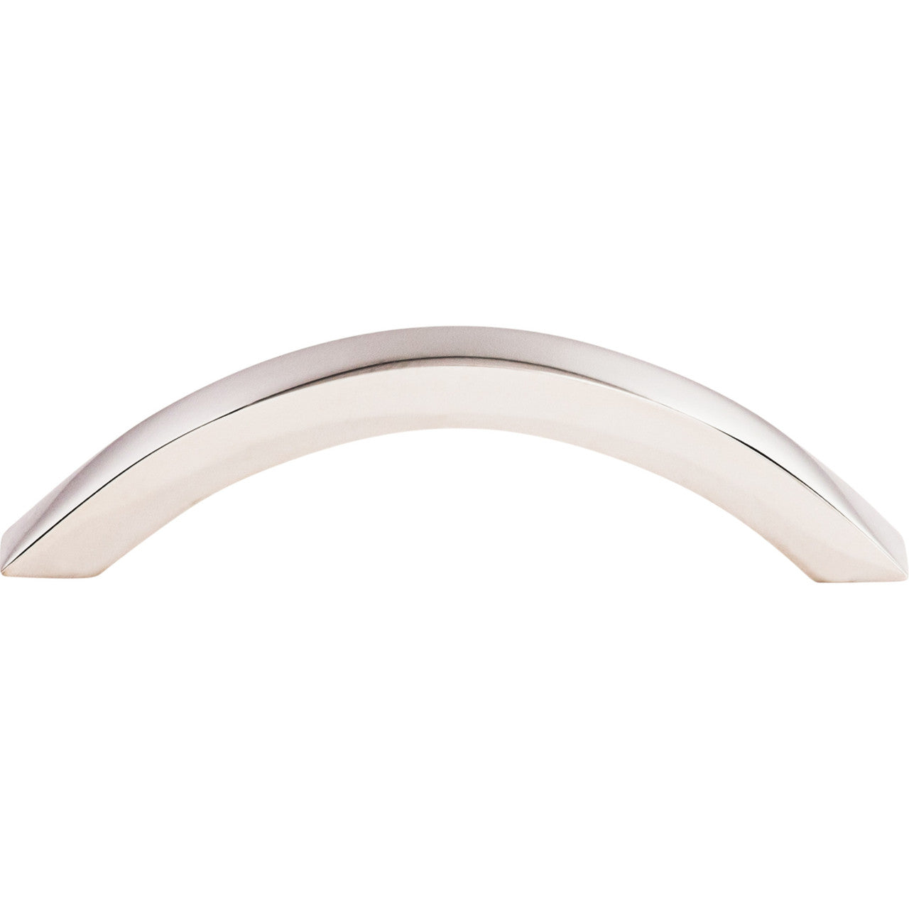 Top Knobs SS77: 3-3/4" cc Bow Cabinet Pull - Polished Stainless Steel