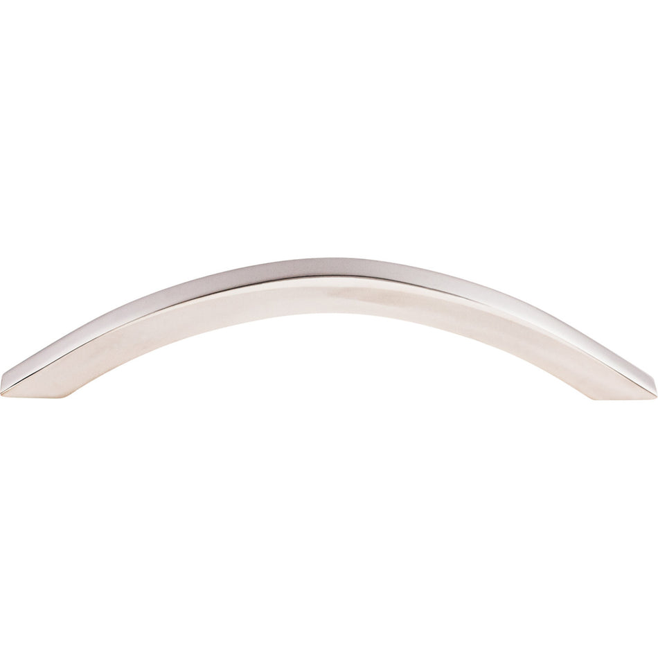 Top Knobs SS78: 5-1/16" cc Bow Cabinet Pull - Polished Stainless Steel