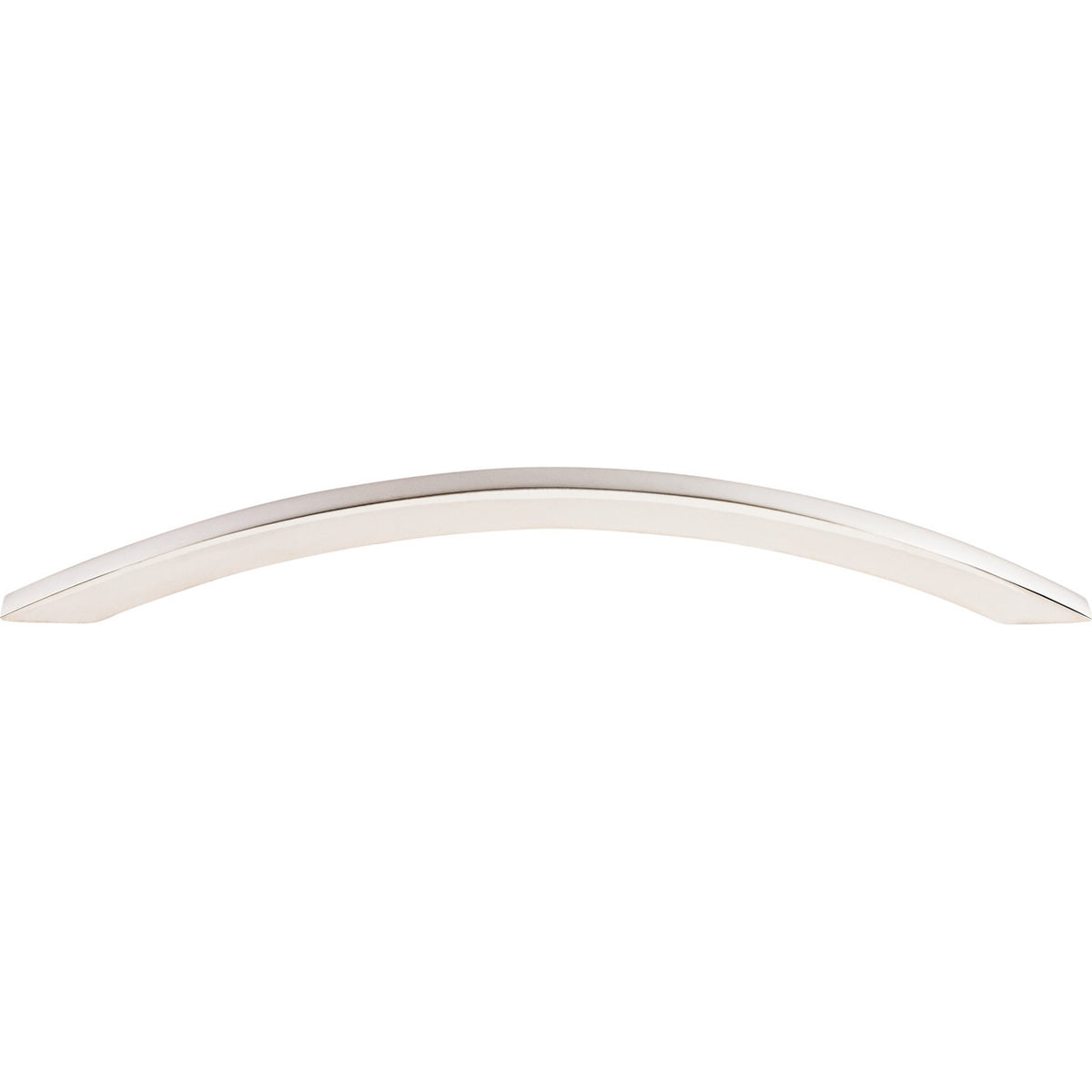Top Knobs SS80: 7-9/16" cc Bow Cabinet Pull - Polished Stainless Steel
