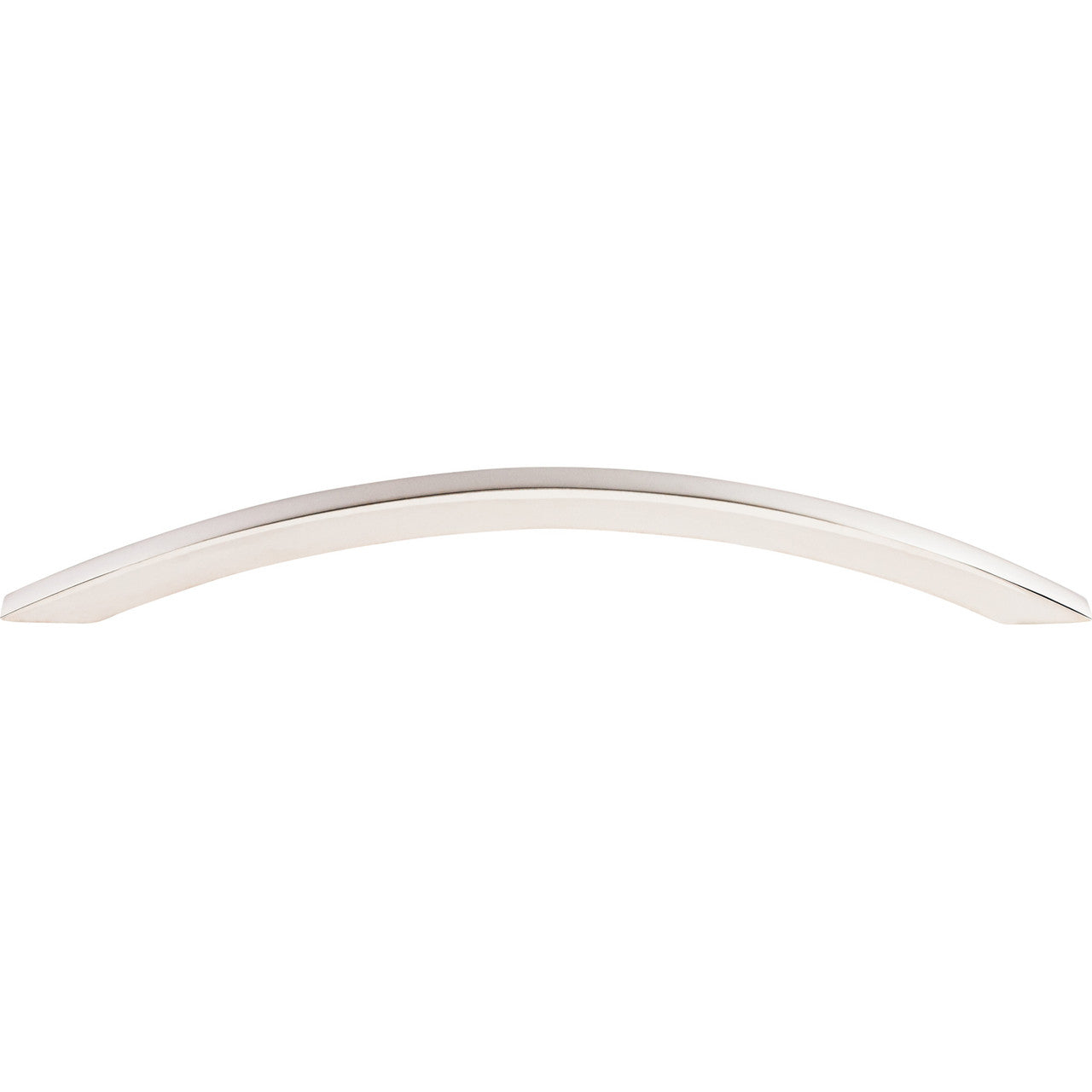 Top Knobs SS80: 7-9/16" cc Bow Cabinet Pull - Polished Stainless Steel