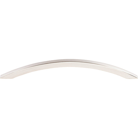 Top Knobs SS80: 7-9/16" cc Bow Cabinet Pull - Polished Stainless Steel