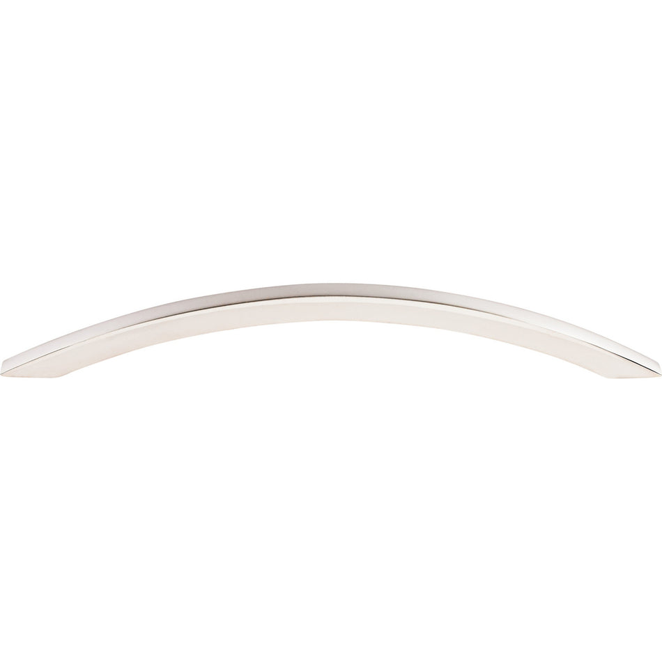 Top Knobs SS80: 7-9/16" cc Bow Cabinet Pull - Polished Stainless Steel
