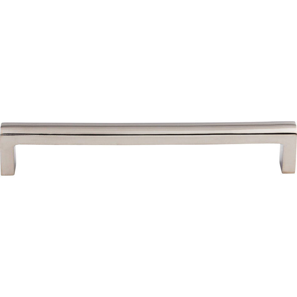 Top Knobs SS90: 7-9/16" cc Bar Cabinet Pull - Polished Stainless Steel