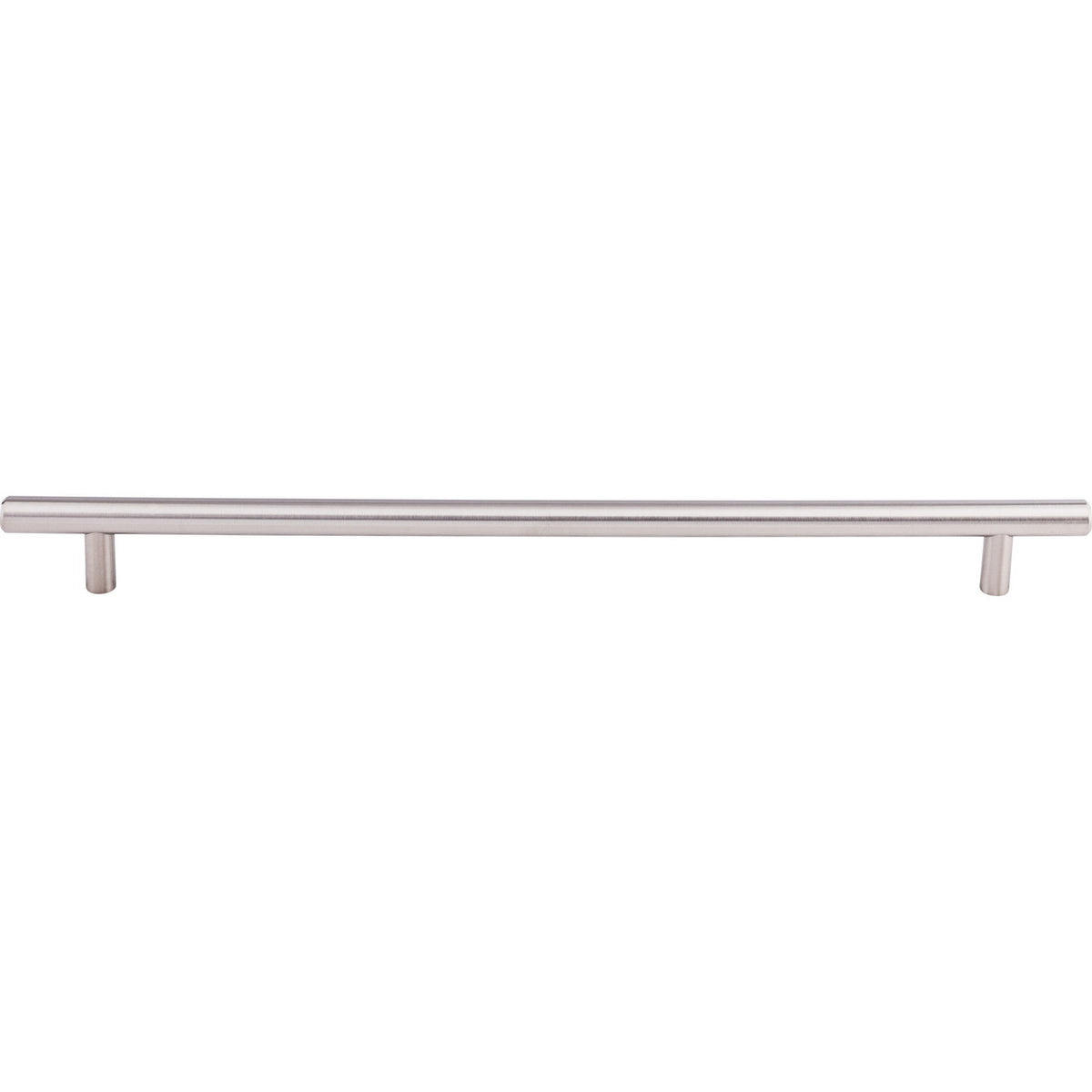 Top Knobs SS9: 18-7/8" cc Solid Round Bar Cabinet Pull - Stainless Steel
