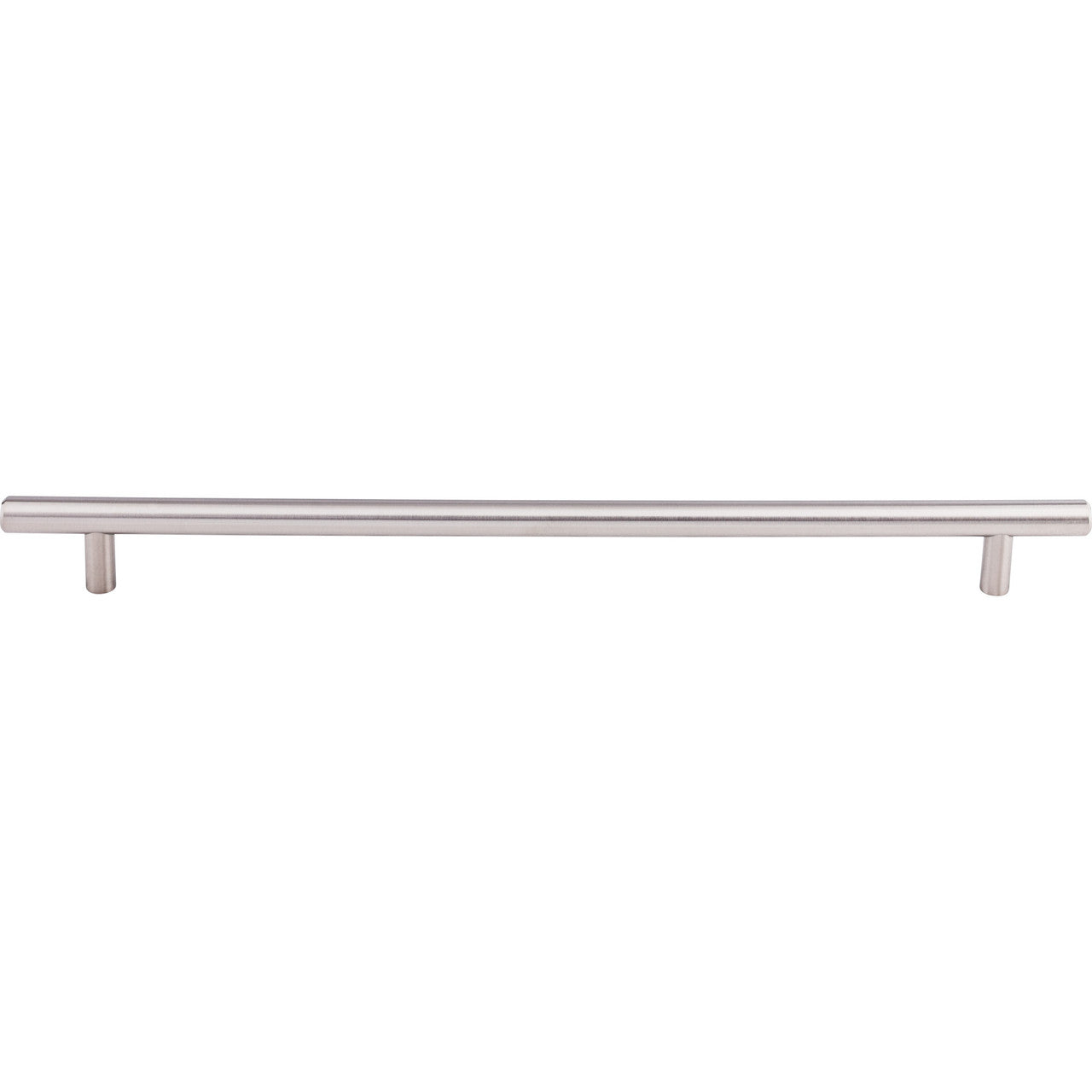 Top Knobs SS9: 18-7/8" cc Solid Round Bar Cabinet Pull - Stainless Steel
