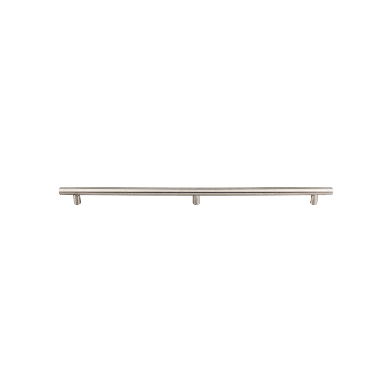 Top Knobs SSH10: 30-11/16" cc Round Bar Cabinet Pull - Stainless Steel
