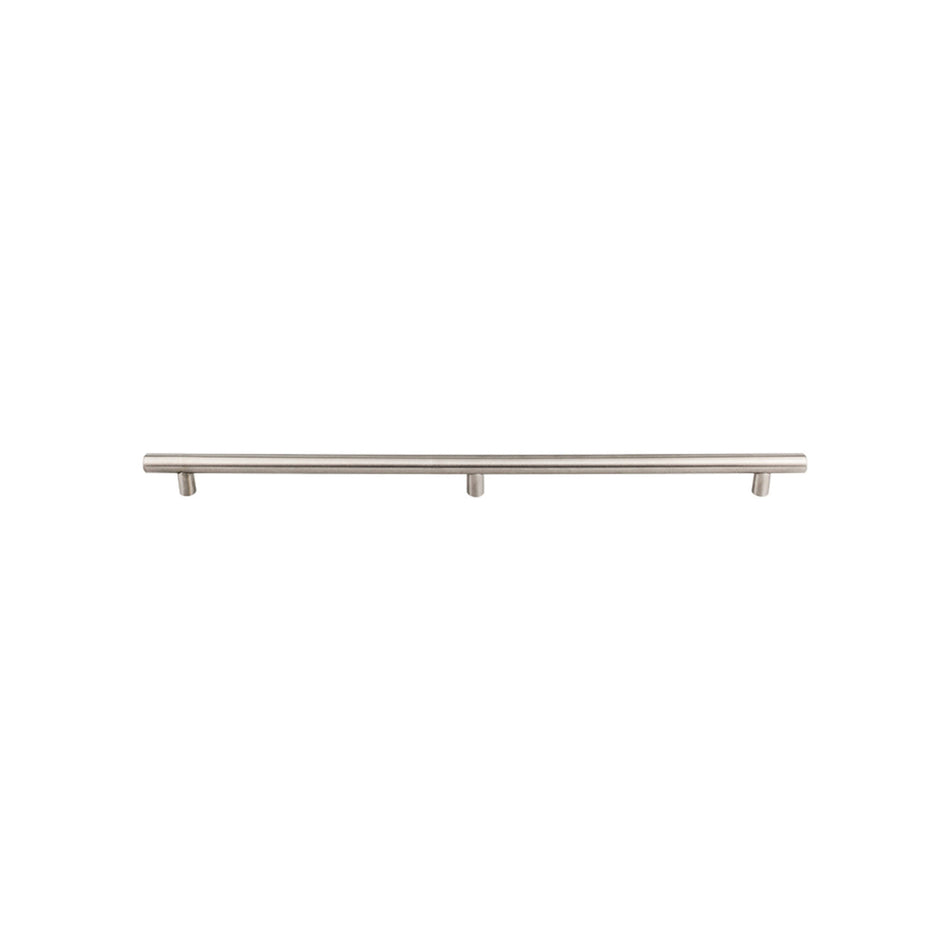 Top Knobs SSH10: 30-11/16" cc Round Bar Cabinet Pull - Stainless Steel