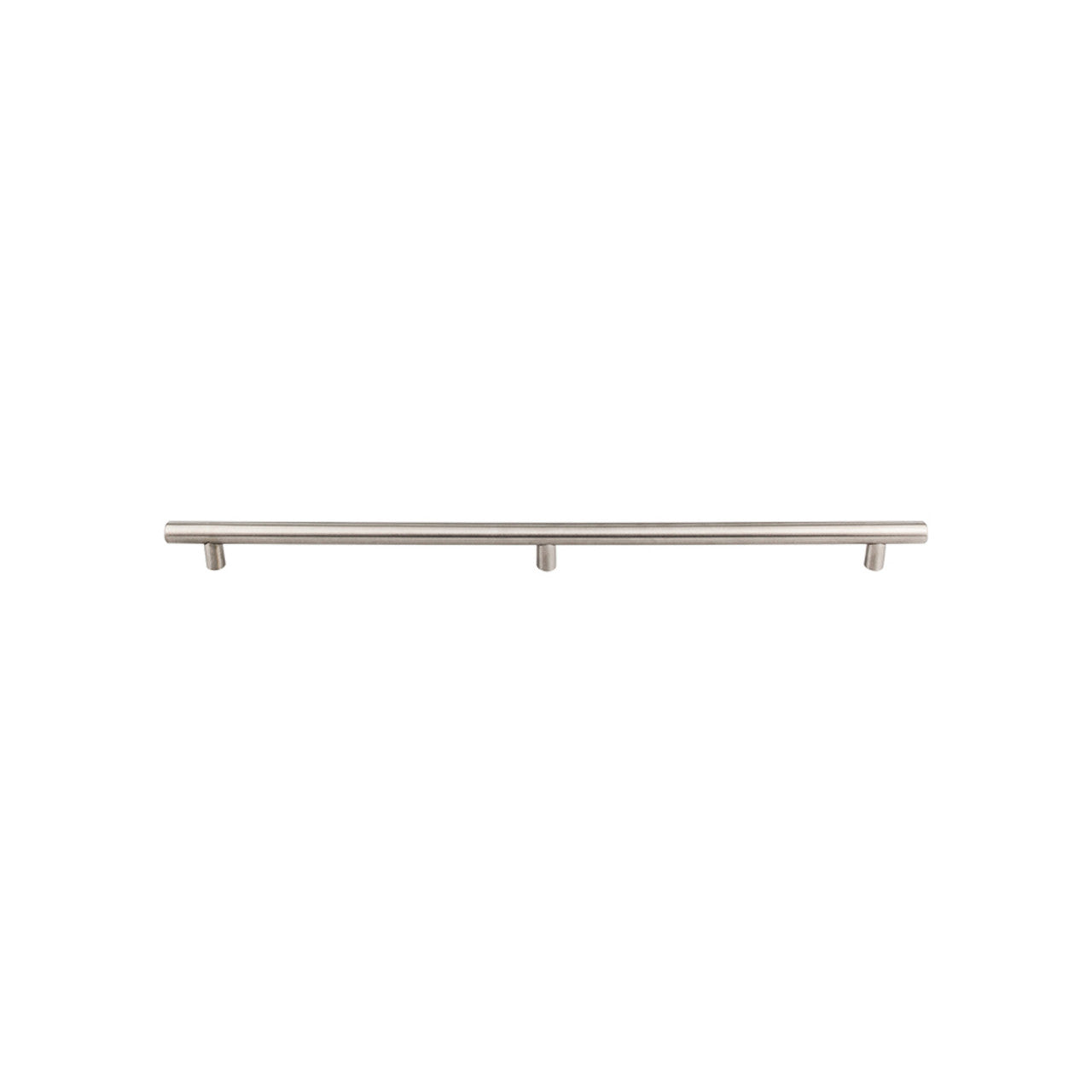 Top Knobs SSH11: 37-3/16" cc Round Bar Cabinet Pull - Stainless Steel