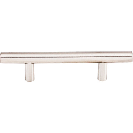 Top Knobs SSH1: 3" cc Round Bar Cabinet Pull - Stainless Steel