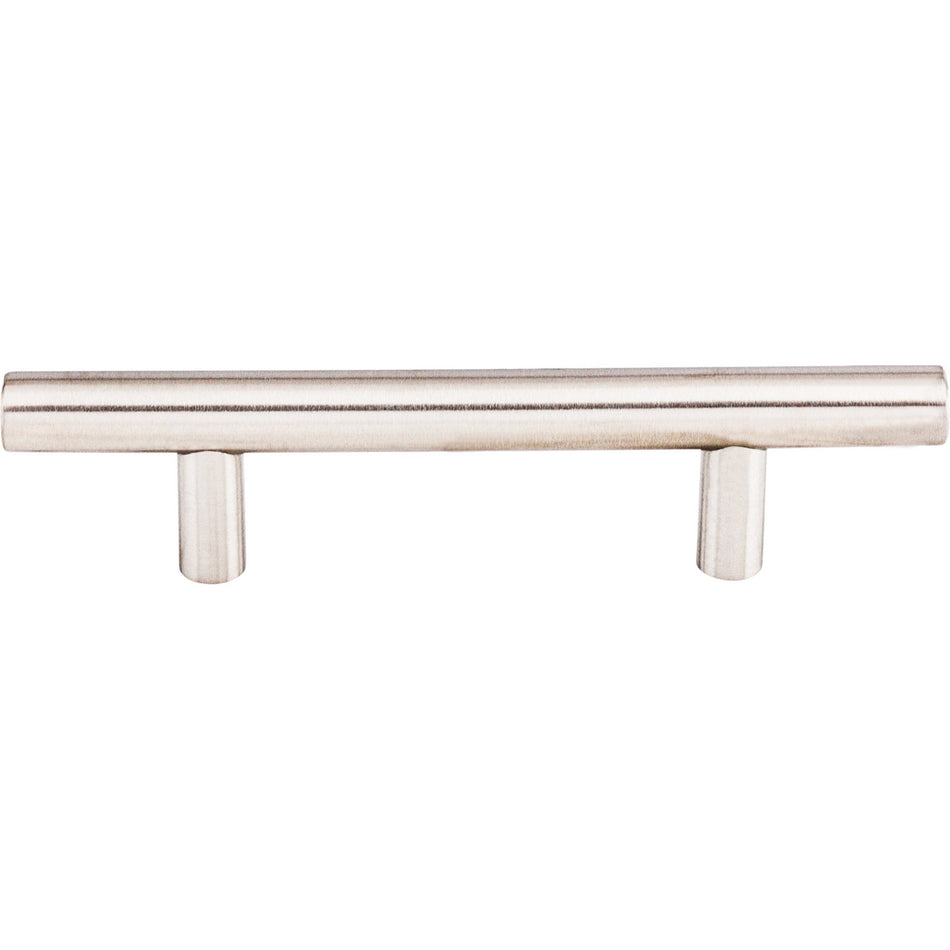 Top Knobs SSH1: 3" cc Round Bar Cabinet Pull - Stainless Steel