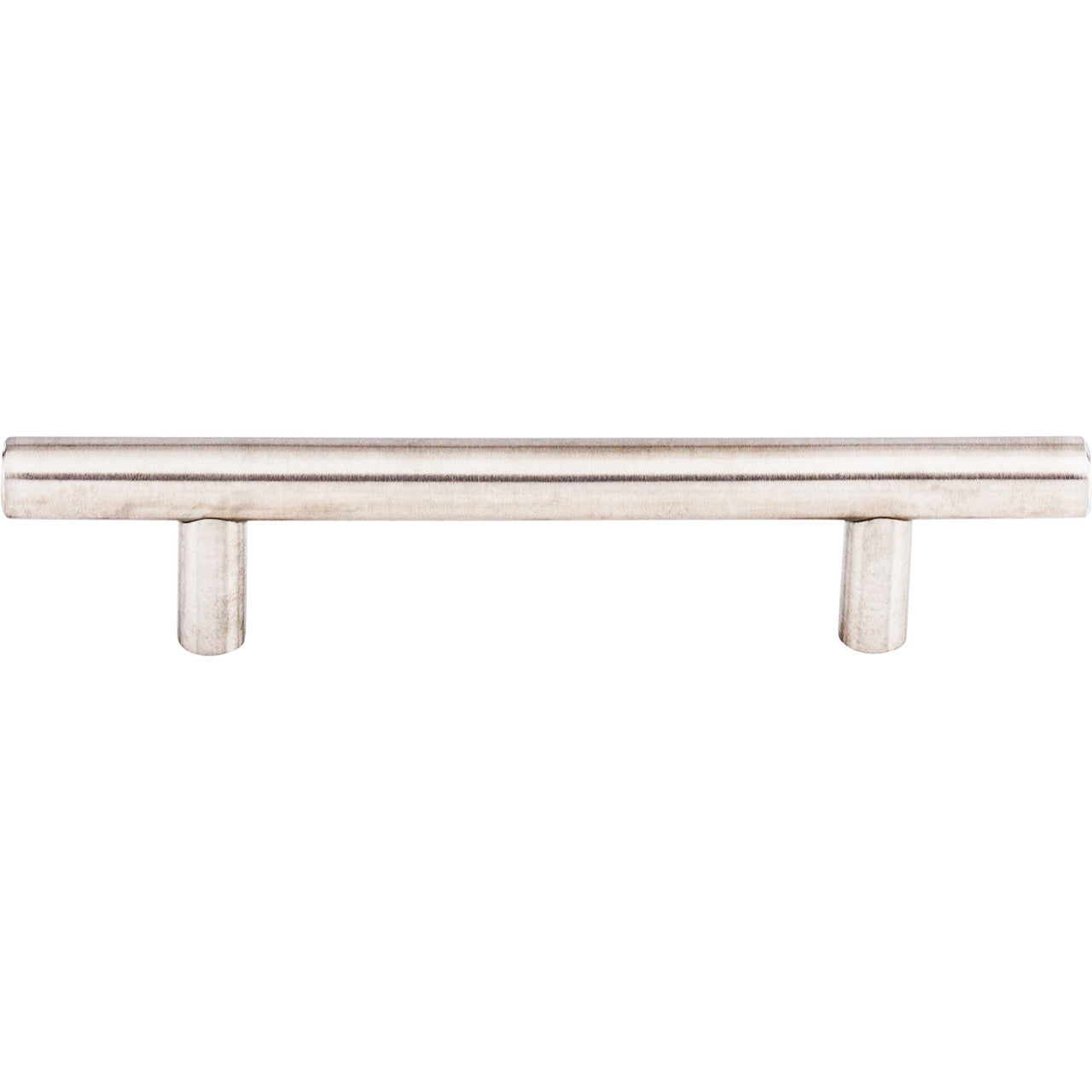 Top Knobs SSH2: 3-3/4" cc Round Bar Cabinet Pull - Stainless Steel