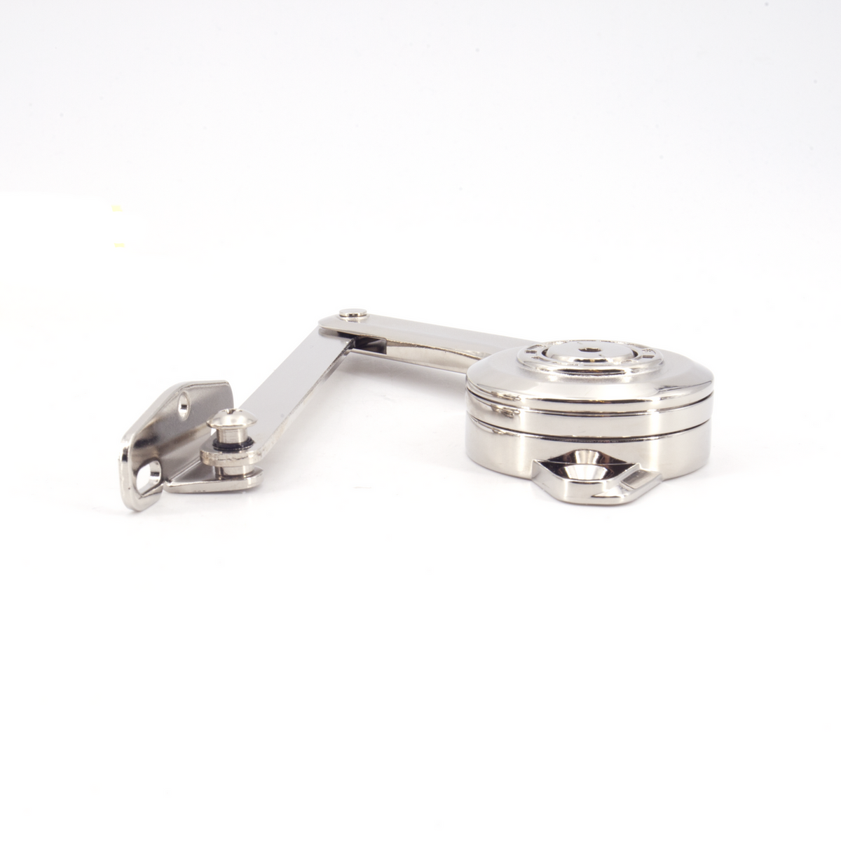 Sugatsune S-TAR-2030L: Friction Torque Lid Stay (left) - Polished Nickel