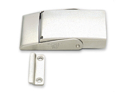 Sugatsune STF-100: 100mm Draw Latch w/Safety Lock - Satin Stainless Steel
