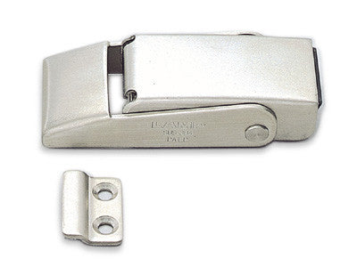 Sugatsune STF-82L: 82mm Draw Latch w/Safety Lock - Satin Stainless Steel