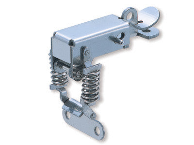 Sugatsune STF-C64A: Lockable Corner Fastener w/Spring - Polished Stainless Steel