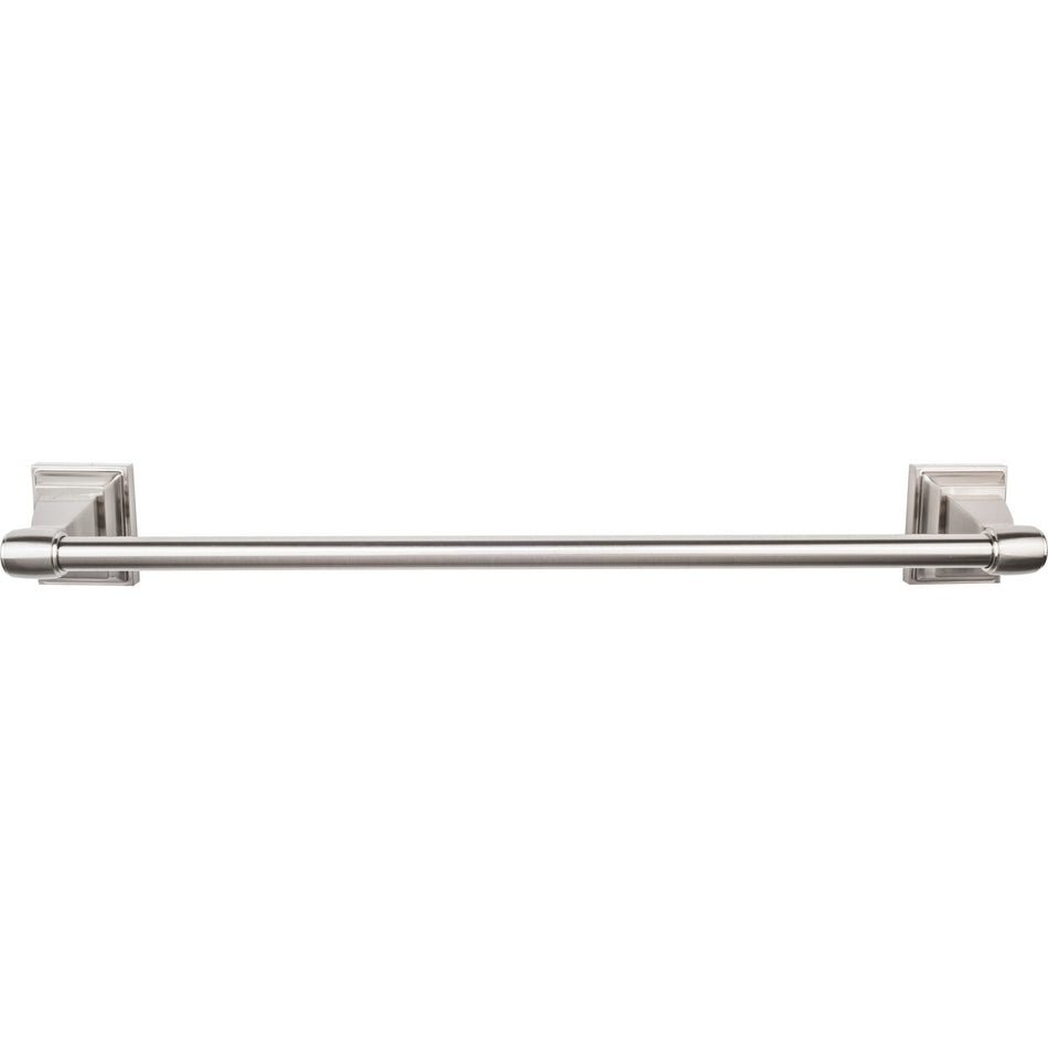 Top Knobs STK10BSN: 30" cc Stratton Single Towel Bar - Brushed Satin Nickel