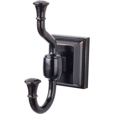 Top Knobs STK2TB: Stratton Double Wall Hook - Tuscan Bronze