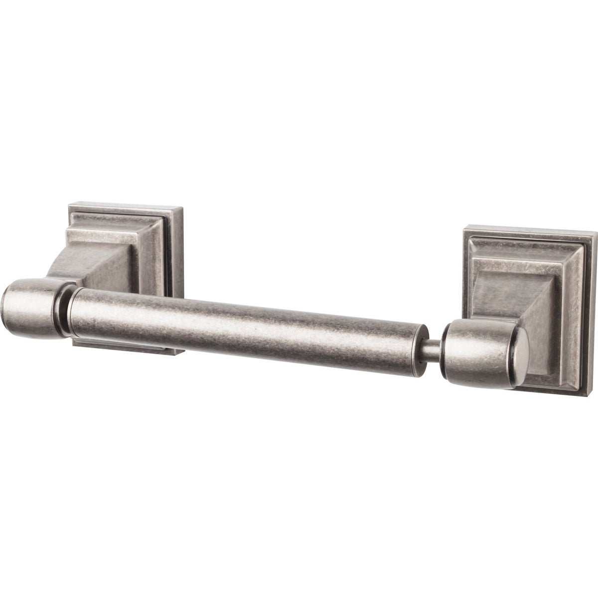 Top Knobs STK3AP: 6-3/4" cc Stratton Tissue Roll Holder - Antique Pewter