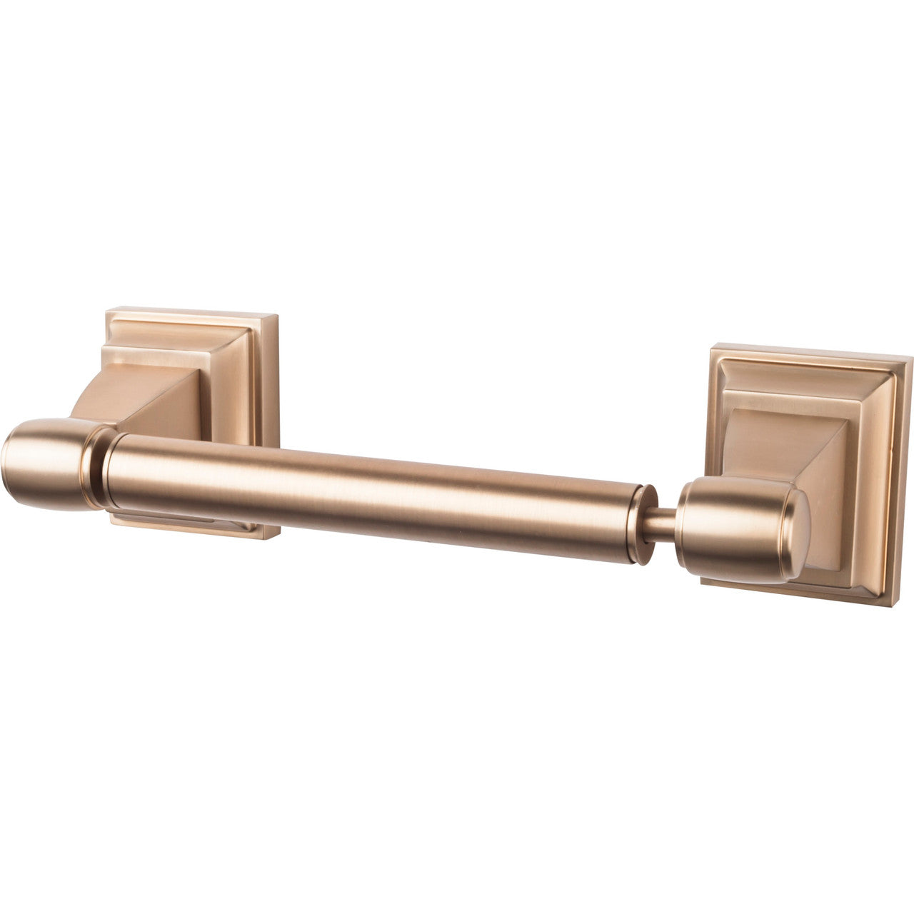 Top Knobs STK3BB: 6-3/4" cc Stratton Tissue Roll Holder - Brushed Bronze