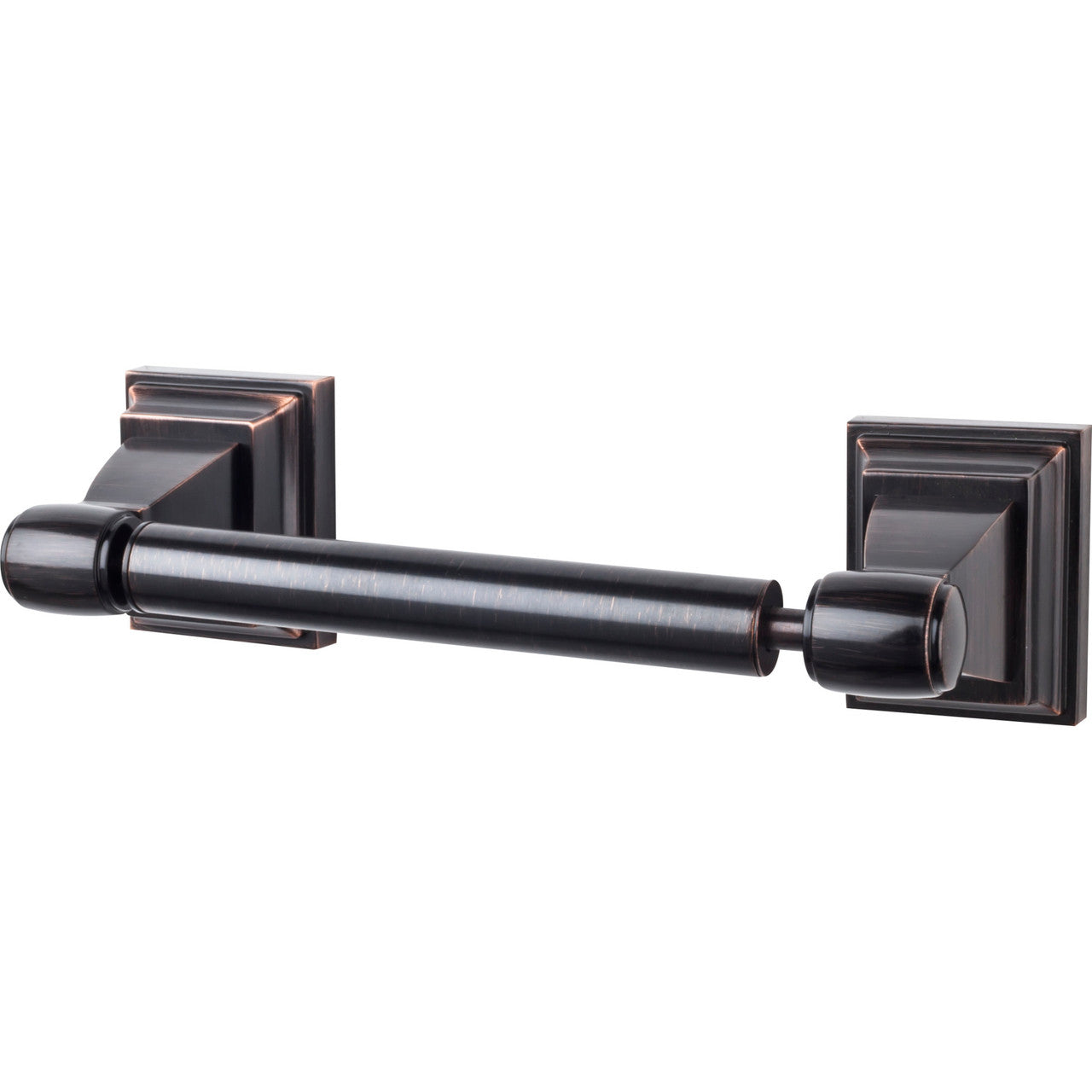 Top Knobs STK3TB: 6-3/4" cc Stratton Tissue Roll Holder - Tuscan Bronze