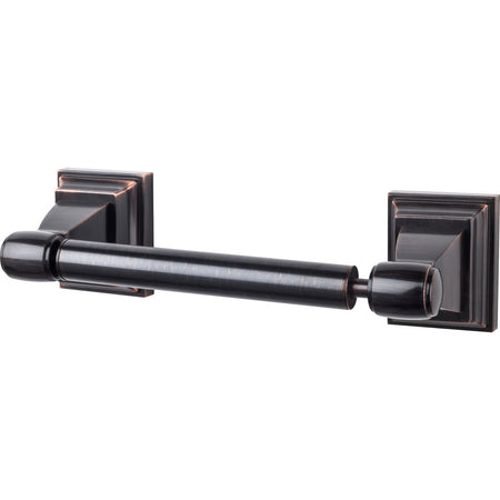 Top Knobs STK3TB: 6-3/4" cc Stratton Tissue Roll Holder - Tuscan Bronze