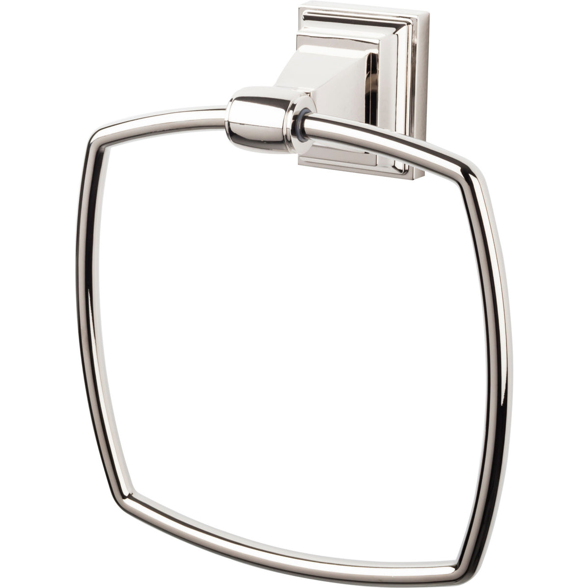 Top Knobs STK5PN: Stratton Towel Ring - Polished Nickel