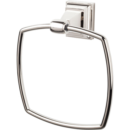 Top Knobs STK5PN: Stratton Towel Ring - Polished Nickel