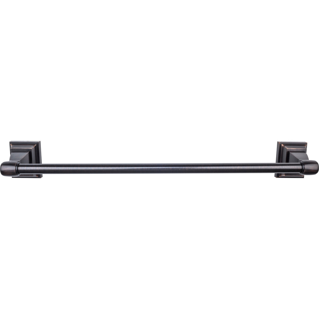 Top Knobs STK8TB: 24" cc Stratton Single Towel Bar - Tuscan Bronze
