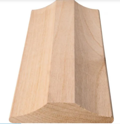 Hardware Resources STMW-HMP: 3/4" x 3-3/16" Stemware Rail Moulding - Hard Maple