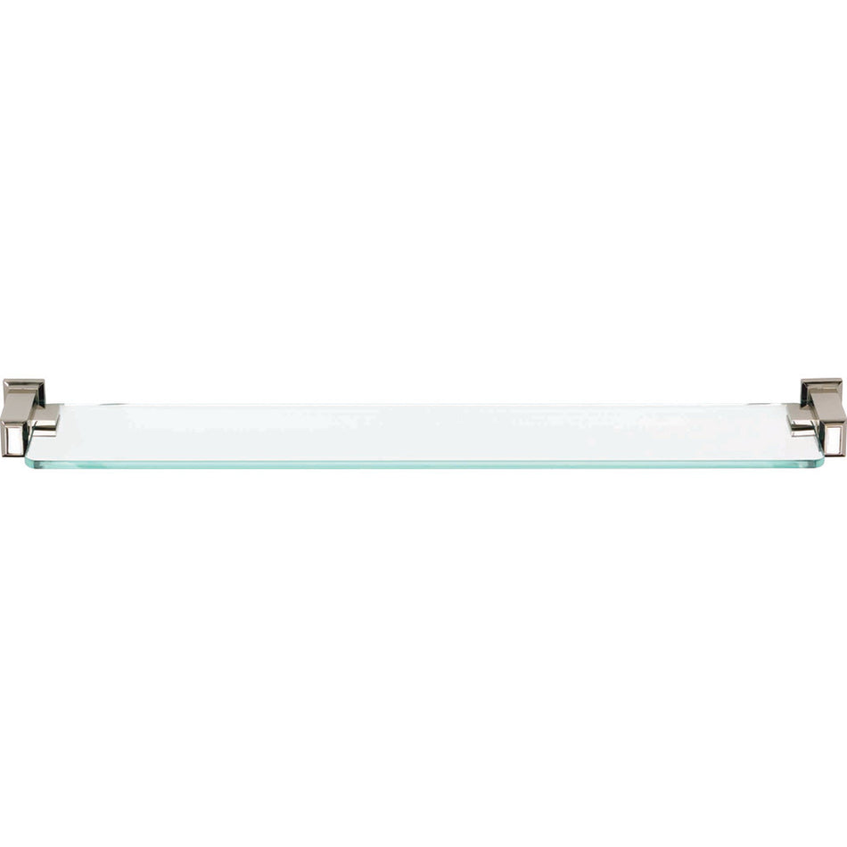 Atlas SUTSF-PN: 24" cc Sutton Place Bath Shelf - Polished Nickel