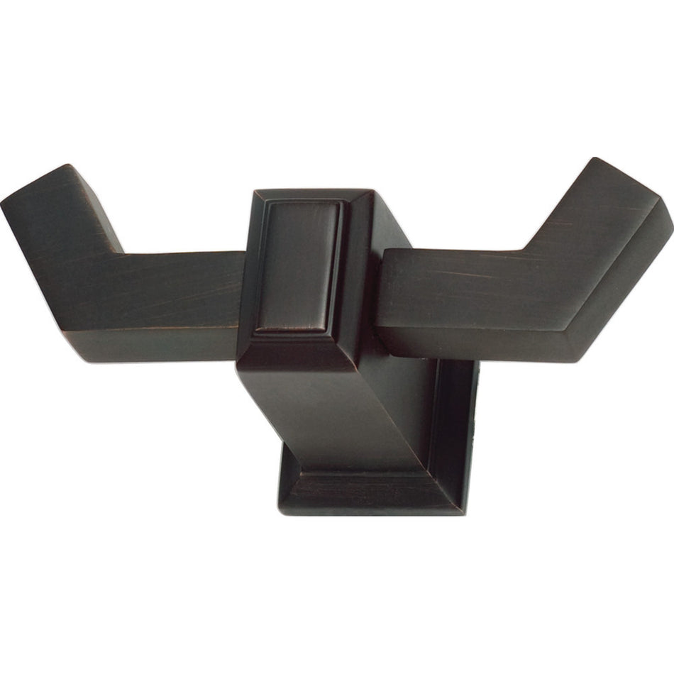Atlas SUTTH-VB: Sutton Place Double Horizontal Wall Hook - Venetian Bronze