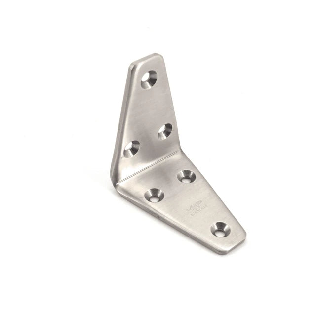 Sugatsune SV-55/S: 55mm Angle Bracket - Satin Stainless Steel