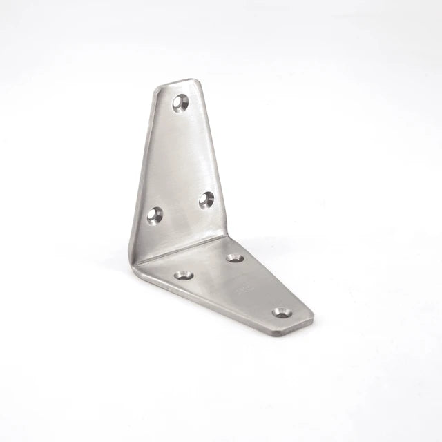 Sugatsune SV-80/S: 80mm Angle Bracket - Satin Stainless Steel