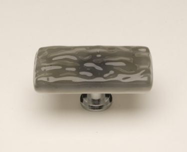 Sietto LK-206: 2" Glacier Cabinet Knob - Silver Grey