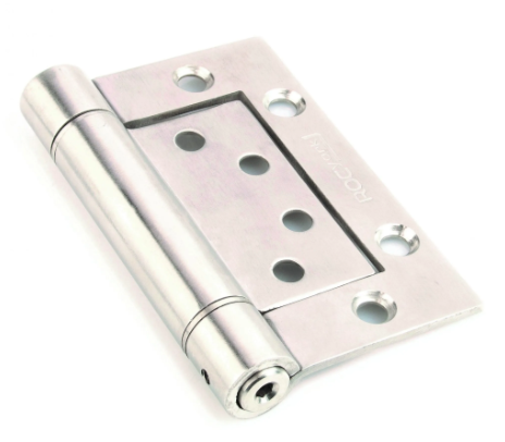 RocYork RYA4-LH-630: 4" x 3" Non-Mortised Door Hinge - Satin Stainless Steel