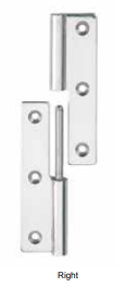 Sugatsune KN-64R-SS: 2-1/2" Lift-Off Hinge (right) - Polished Stainless Steel