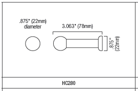 Forms+Surfaces 3" Neoprene Bumper