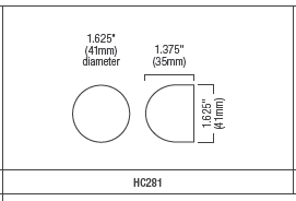 Forms+Surfaces 41mm Diameter Neoprene Bumper