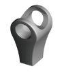 Double Ring Standoff for 800 Series Compass Door Pull