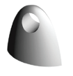 Clamshell Standoff for 800 Series Compass Door Pull