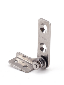 Sugatsune HG-DTB4-R: Detent Torque Hinge (right) - Mirror Stainless Steel 