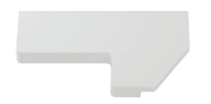 Sugatsune SLUL-C-WT: Cover for SLUL Series Lift-Up Damper - White